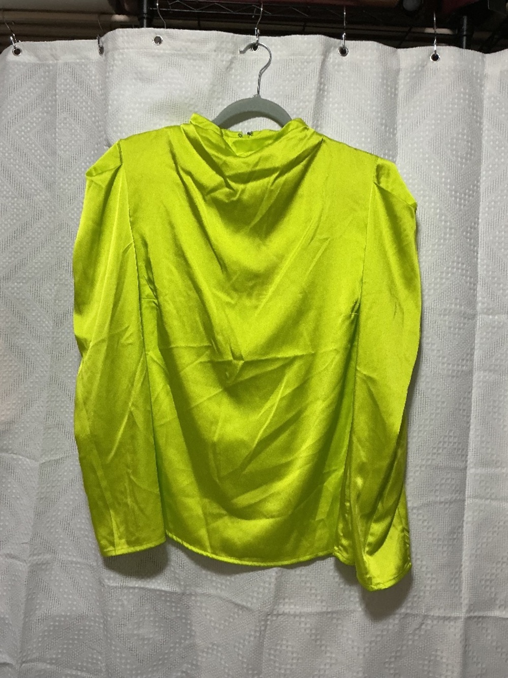NWT Neon green blouse XL.